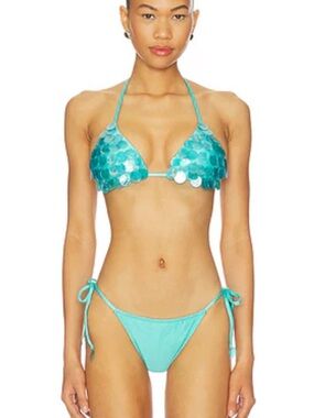 Capittana Bea Shell Top in Light Blue size M